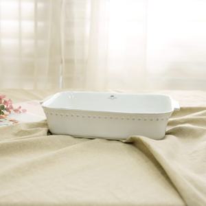 [리퍼] 코스타노바 화이트펄 직사각오븐접시 33cm