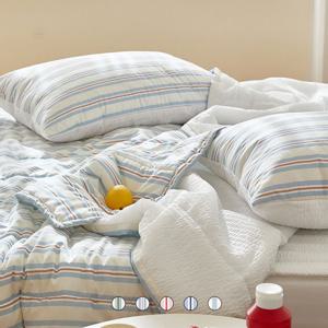 보송시원 썸머듀얼 시어서커 여름차렵이불세트 SS/Q/K 10color