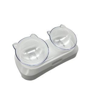 각도 조절 투명 밥그릇 (2구)