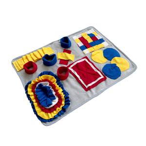 강아지 색종이 노즈워크 매트 담요