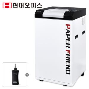 현대오피스 국산 대형 문서세단기 PK-3320K+오일 최대 36매 파지함 120L 저소음