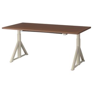 이도센 높이조절책상 공부 사무실 작업 160x80cm 브라운/베이지