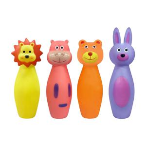 애니멀 볼링핀 삑삑이 세트 (4개입)