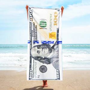 재밌는 달러 비치타올 타월 수영 바스 타올 쓸모없는 쓸데없는 웃긴선물