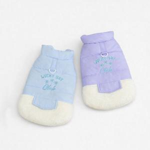 강아지 겨울옷 럭키데이 조끼 패딩