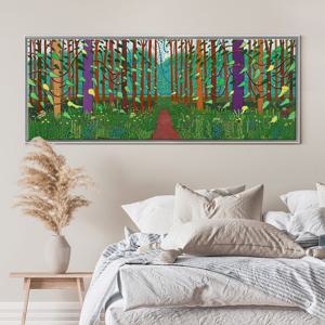 데이비드 호크니 대형 와이드 캔버스 액자 _ 월드게이트봄의시작