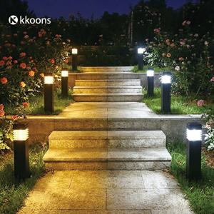 사각 말뚝 기둥 태양광 조명등 정원등 외등 야외센서등 39cm