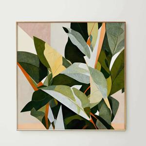 재팬디 감성 인테리어 포스터 액자_GreenLeaf