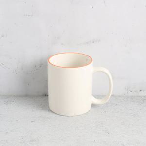 라쿠스뉴욕도자기 일자머그 2size 오렌지