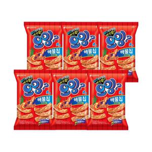 오잉 해물칩 오리지날 75g x6개