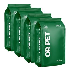 말티즈 사료 푸들 포메라니안 노령견 올펫 연어  2kg, 4개