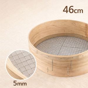 국산 전통 대형 나무체 46cm 5mm 고추체 ( 어레미 얼기미 다용도 나무채 홈베이킹 )