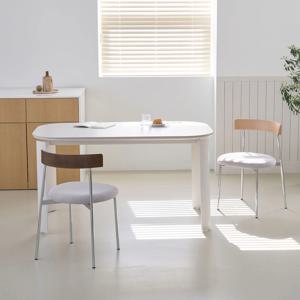 코지 4인용 6인용 1400/1600/1800 타원 포세린 세라믹 원목 식탁 테이블 세트