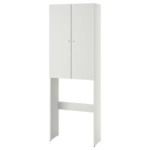 뉘셴 다용도수납장 세탁기 건조기 욕실 화이트 65x190cm