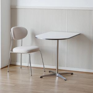 [리퍼]반타원 실버엣지 HPL 카페 테이블 800 900 1000