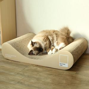 고양이 빅사이즈 소파 스크래쳐 베이지