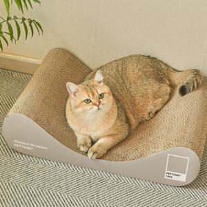 고양이 빅사이즈 소파 스크래쳐 라이트그레이