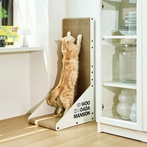 고양이 우드 수직 스크래쳐
