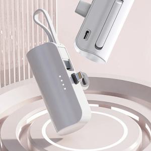 휴대용 소형 스마트폰 보조 배터리 500mAh 핸드폰 충전 미니 밧데리 C타입 충전기 외출