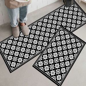 1+1 북유럽 인테리어 러그 발매트 미끄럼방지 미니 카페트 패턴 감성 주방 욕실 현관 매트