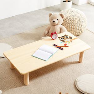 끝끝장세일 원목 직사각 좌식 테이블 공부방 책상 플레이테이블 공부상