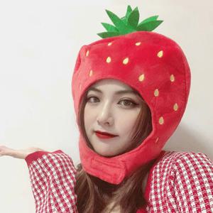 딸기 스티커사진관 모자 파티 동물모자 인형 인싸템