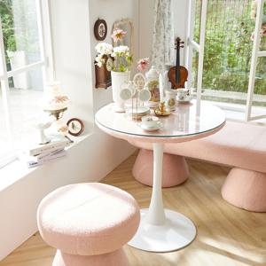 오드 부클레 원형 테이블 700 원룸/카페 인테리어 1인식탁