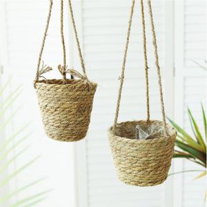 라탄 행잉 화분바구니 2P