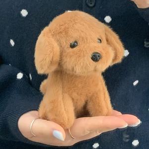 귀여운 강아지 동물 아기 골든 리트리버 인형 키링