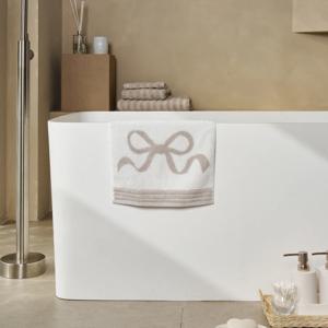 라피니라 리본 핸드타월 GREY 34X34cm 65g