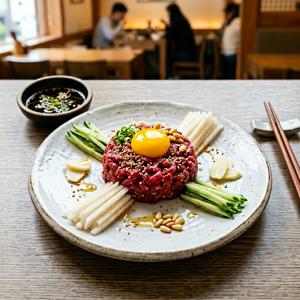 한우 육회+육회소스