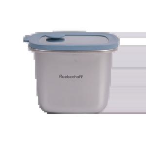 뉴글라스 316 스텐 사각 밀폐 찬통 550ml 전자레인지 냉동 인덕션 용기