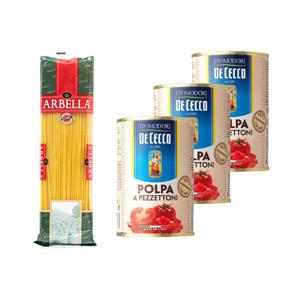 다이스 토마토 400g 3캔 + 스파게티 500g 1개