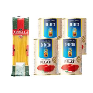 토마토홀 400g 4캔 + 스파게티 500g 1개