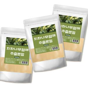 회화나무열매 추출 분말 500g*3팩