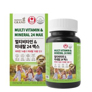 멀티비타민 미네랄 24 맥스 1445mg 180정