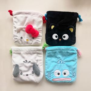 산리오 키티 한교동 포차코 초코캣 미니 복조리 조리개 화장품 파우치