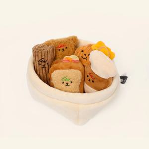 강아지 휴게소 간식 노즈워크 삑삑이 바스락 장난감 세트