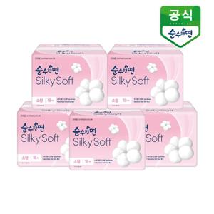 순수한면 생리대 실키소프트 소형 18P x 5팩
