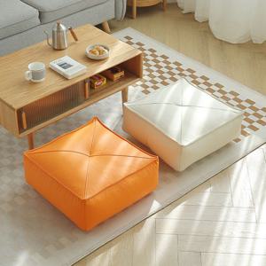 푹신한 키높이 두꺼운 쿠션 좌식 방석 휴대용 손잡이 스툴 EPP