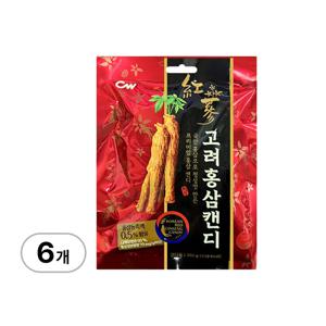 청우 고려홍삼캔디 100g x 6개 홍삼사탕 어른간식