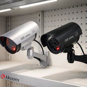 리얼한 디테일 도난방지 방범용 모형 CCTV 카메라 가짜 CCTV