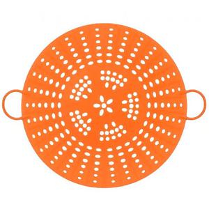 실텍 국내산 실리콘 찜기받침 (오렌지) 찜받침 스팀트레이 0786
