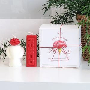 카네이션 캔들 인테리어 오브제 선물