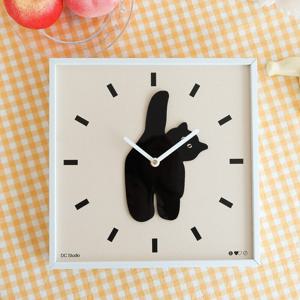 고양이시계 거실 아이방 카페 무소음 벽걸이 시계 인테리어 액자 벽시계