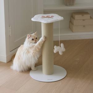 플라워 카펫 기둥 수직 스크래쳐 4색상 조합 (매트 포함)