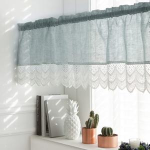 발렌타인 주방 창문 린넨 바란스 2colors 4size