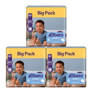 컴포트 밴드형 기저귀 6단계 40매 3팩