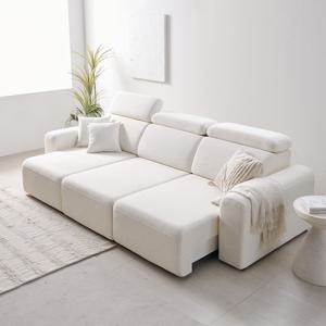 [오늘의집 단독] 밀로 갤럭시 패브릭 전동 리클라이너 모션 슬라이드 무빙 3인/4인 소파