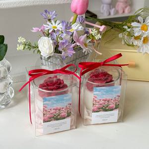 카네이션캔들 꽃 캔들